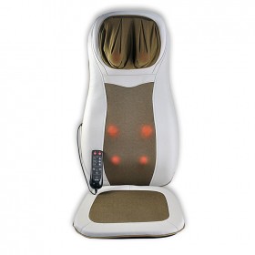 Sobre-asiento de masajes SHIATSU portátil para cuerpo entero con mando